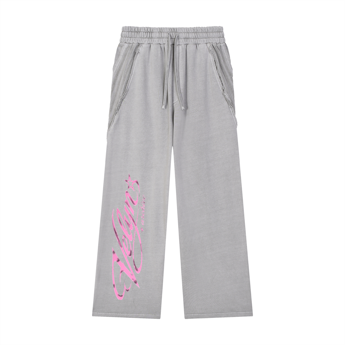 Nocturne Raw-Edge Sweats